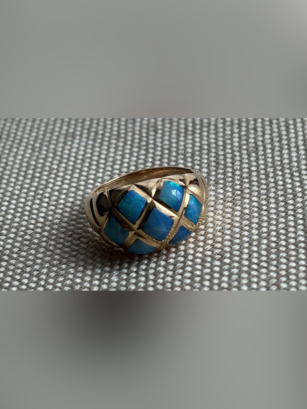 14k Gold Kabana Opal Dome Ring